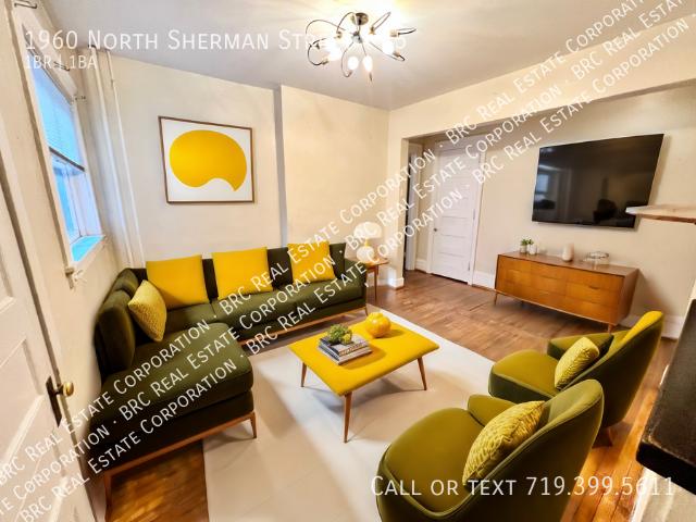 1 BR, 1 BA Apartment 1960 North Sherman Street, Denver, CO 80205