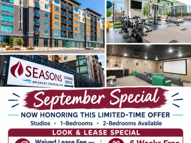 1 BR, 1 BA Apartment 196 W Vine Street Unit A424, Salt Lake City, UT 84107