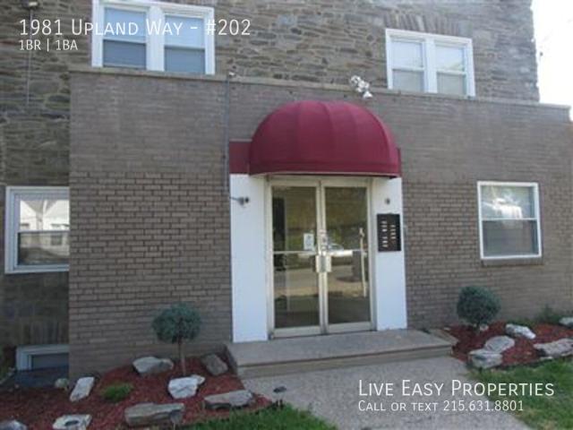 1 BR, 1 BA Apartment 1981 Upland Way, Philadelphia, PA 19131