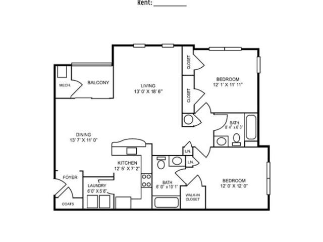 1 BR, 1 BA Apartment 100 Cobblestone Drive Unit 1104, Coatesville, PA 19320