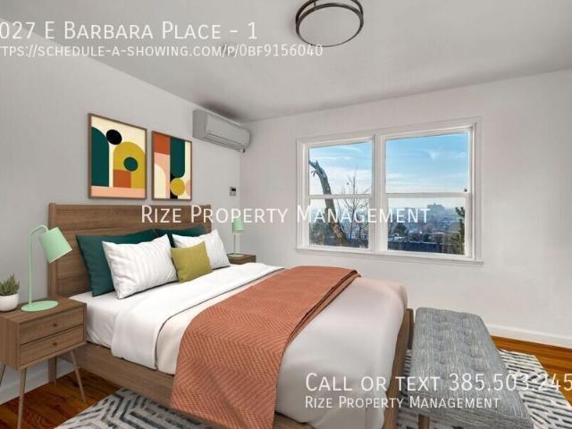 1 BR, 1 BA Apartment 1027 E Barbara Place, Salt Lake City, UT 84102