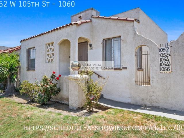 1 BR, 1 BA Apartment 1052 W 105th St, Los Angeles, CA 90044