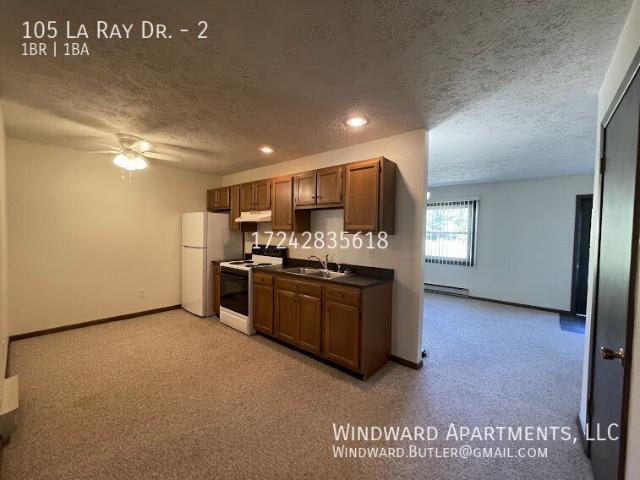 1 BR, 1 BA Apartment 105 La Ray Dr., Butler, PA 16001