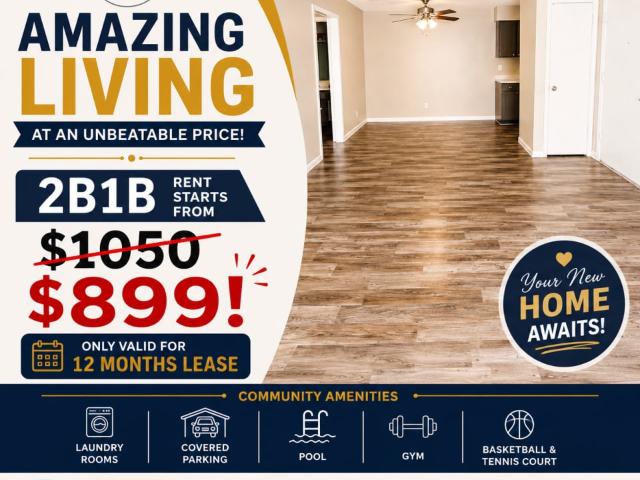 1 BR, 1 BA Apartment 1121 Old FM 440 Road Unit 4 4 114, Killeen, TX 76549