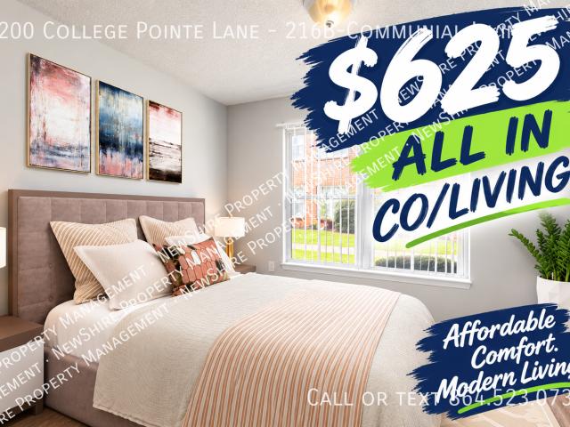 1 BR, 1 BA Apartment 1200 College Pointe Lane, Spartanburg, SC 29303