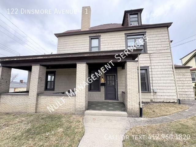 1 BR, 1 BA Apartment 122 Dinsmore Avenue, Pittsburgh, PA 15205