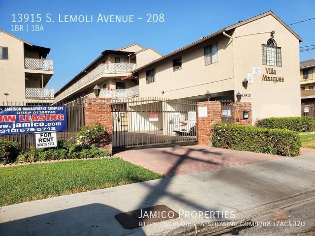 1 BR, 1 BA Apartment 13915 S. Lemoli Avenue, Hawthorne, CA 90250