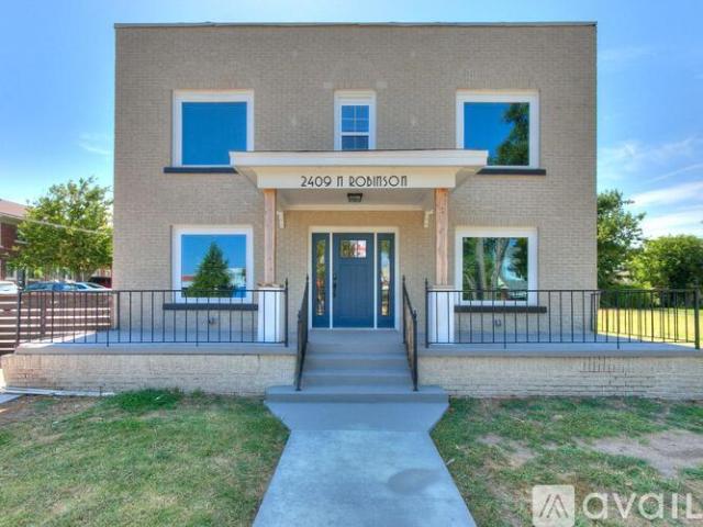 1 BR, 1 BA Apartment 2409 North Robinson Avenue, Unit D, Oklahoma City, OK 73103