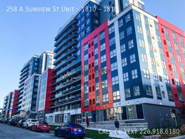 1 BR, 1 BA Apartment 258 A Sunview St Unit 1810, Waterloo, ON N2L 0H6
