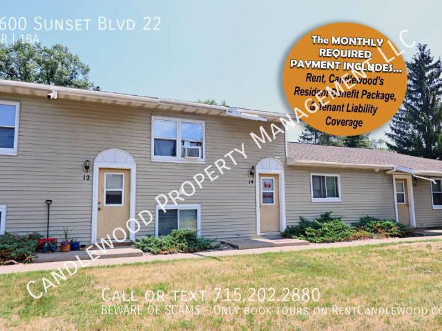 1 BR, 1 BA Apartment 2600 Sunset Blvd 22, Stevens Point, WI 54481