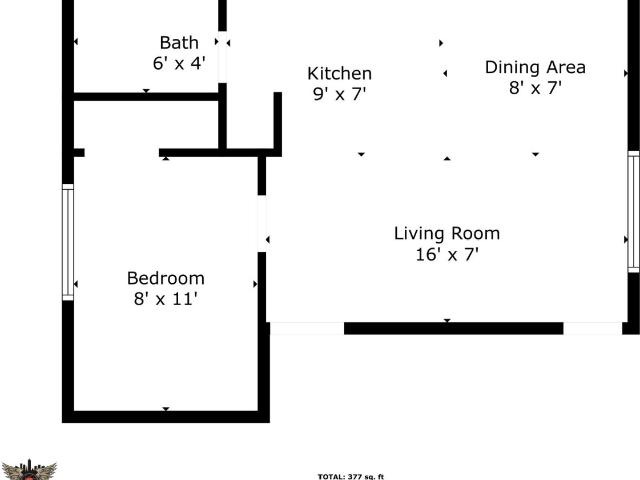 1 BR, 1 BA Apartment 2600 W 12th Street Unit 1809 5, Muncie, IN 47302