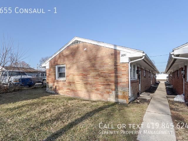 1 BR, 1 BA Apartment 2655 Consaul, Toledo, OH 43605
