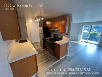 1 BR, 1 BA Apartment 2727 W Manor Pl, Seattle, WA 98199