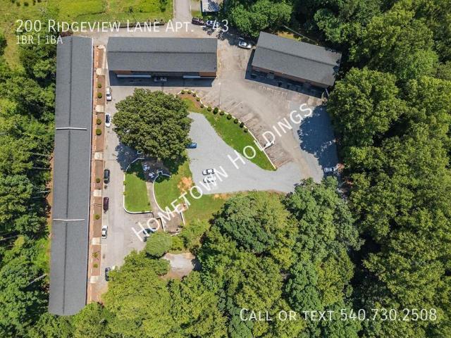 1 BR, 1 BA Apartment 200 Ridgeview Lane Apt Bassett, VA 24055