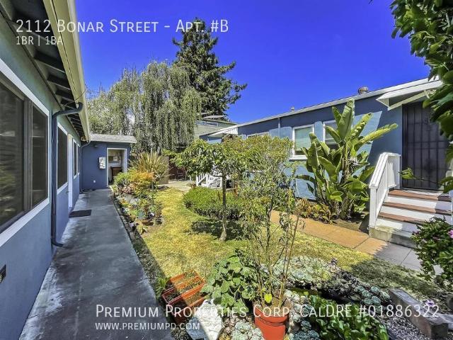1 BR, 1 BA Apartment 2112 Bonar Street, Berkeley, CA 94702