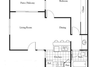 1 BR, 1 BA Apartment 212 W Wintergreen Rd Unit n/a 1019, Desoto, TX 75115