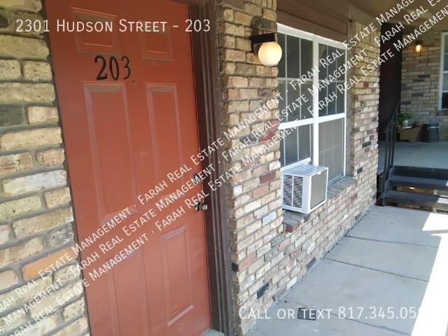 1 BR, 1 BA Apartment 2301 Hudson Street, Fort Worth, TX 76103