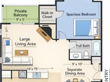 1 BR, 1 BA Apartment 234 Caledon Ct, Greenville, SC 29615