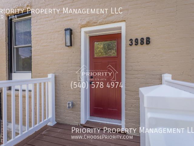 1 BR, 1 BA Apartment 398 East Market Street, Harrisonburg, VA 22801