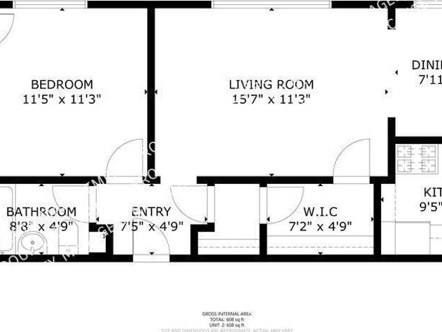 1 BR, 1 BA Apartment 311 Woodward Ave Apt 2, Kalamazoo, MI 49007