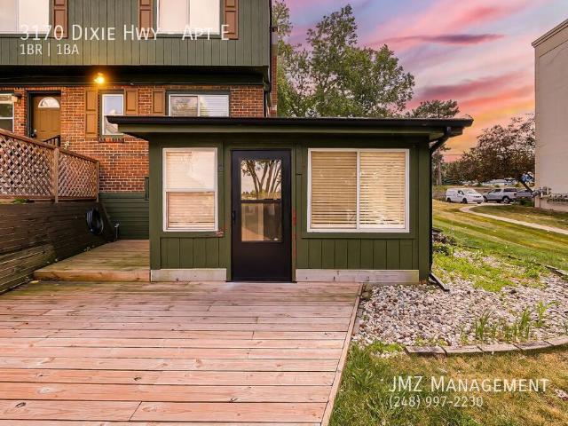 1 BR, 1 BA Apartment 3170 Dixie Hwy, Waterford, MI 48328