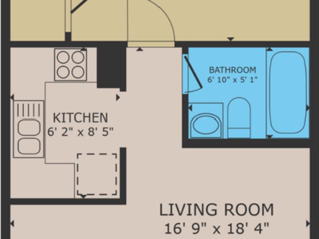 1 BR, 1 BA Apartment 3315 31st Ave North, Saint Petersburg, FL 33713