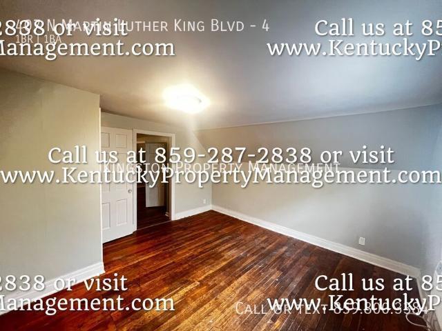1 BR, 1 BA Apartment 407 N Martin Luther King Blvd, Lexington, KY 40508