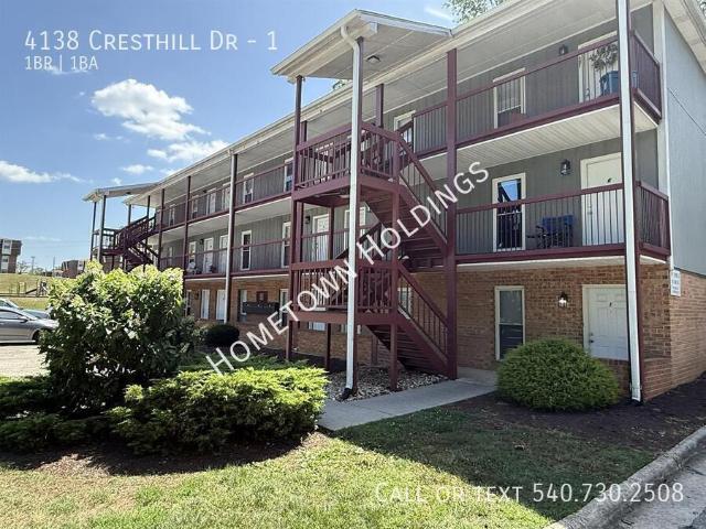 1 BR, 1 BA Apartment 4138 Cresthill Dr, Roanoke, VA 24018
