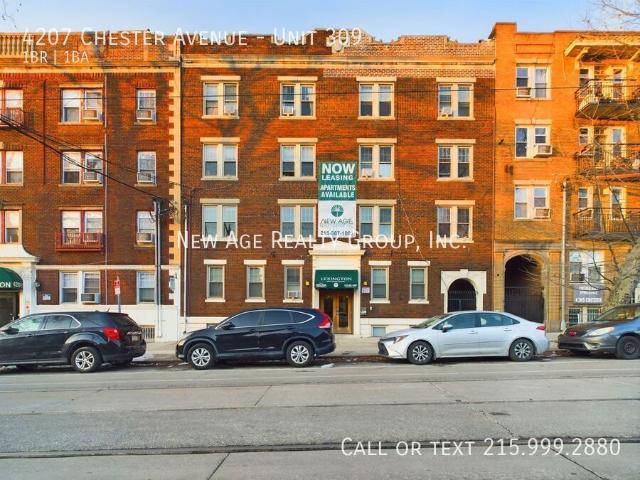 1 BR, 1 BA Apartment 4207 Chester Avenue, Philadelphia, PA 19104