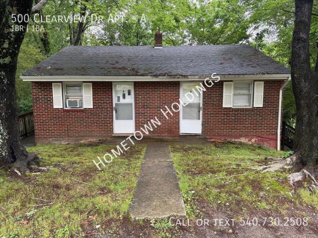 1 BR, 1 BA Apartment 500 Clearview Dr Apt Martinsville, VA 24112