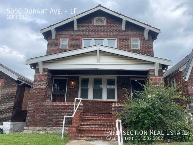 1 BR, 1 BA Apartment 5050 Durant Ave St. Louis, MO 63115