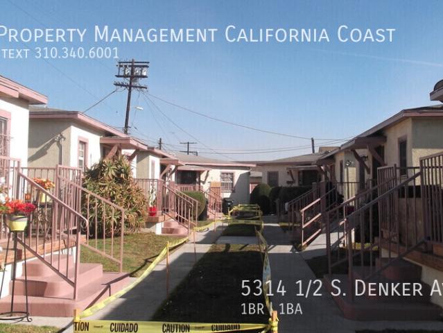 1 BR, 1 BA Apartment 5314 1/2 S. Denker Avenue, Los Angeles, CA 90062