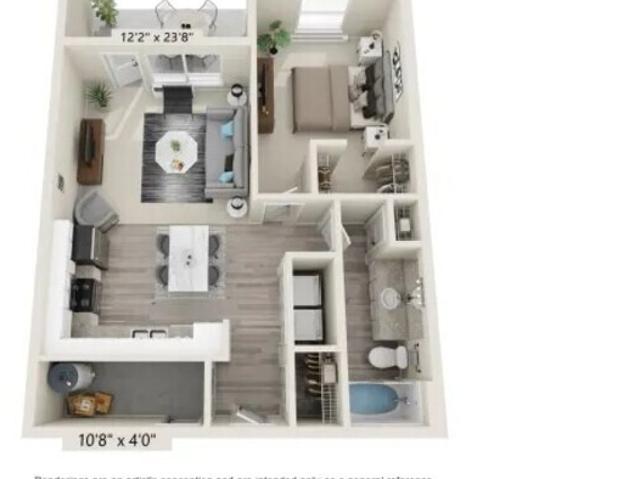 1 BR, 1 BA Apartment 5377 Elyn Lp, Unit 104, Missoula, MT 59808