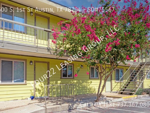 1 BR, 1 BA Apartment 600 S. 1st St Austin, TX 78704, Austin, TX 78704