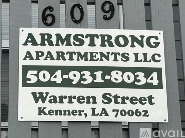 1 BR, 1 BA Apartment 609 Warren St, Unit E, Kenner, LA 70062