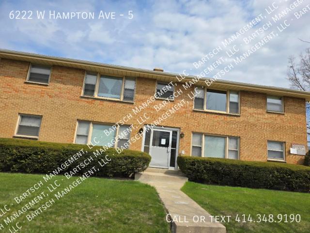 1 BR, 1 BA Apartment 6222 W Hampton Ave, Milwaukee, WI 53218