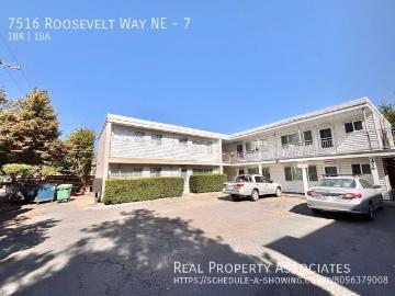 1 BR, 1 BA Apartment 7516 Roosevelt Way NE, seattle, WA 98115