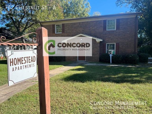 1 BR, 1 BA Apartment 762 Chestnut St, Greensboro, NC 27405