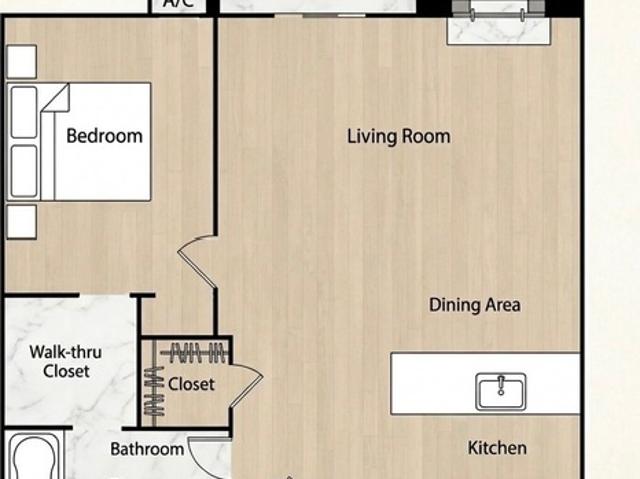 1 BR, 1 BA Apartment 8805 N Colton St, Unit 63, Spokane, WA 99218