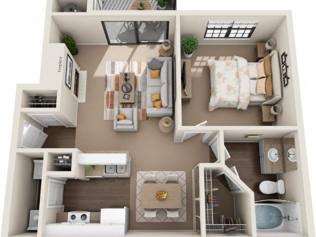 1 BR, 1 BA Apartment 8001 Parmer Ln W, Austin, TX 78729