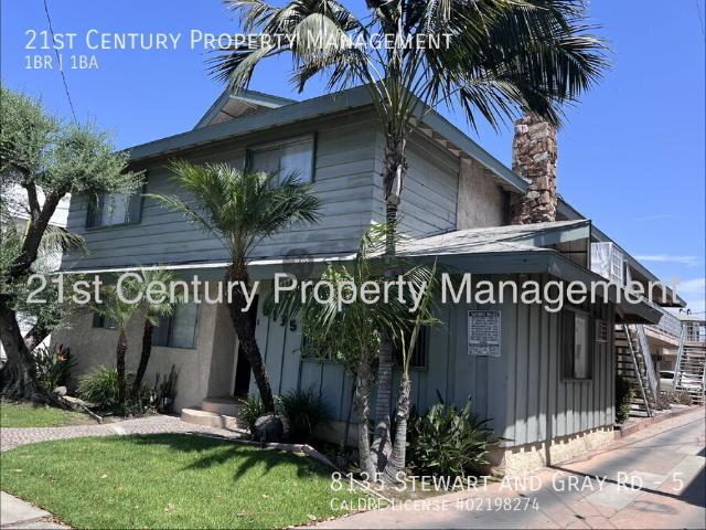 1 BR, 1 BA Apartment 8135 Stewart and Gray Rd, Downey, CA 90241