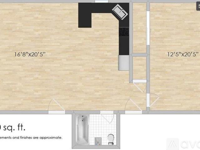 1 BR, 1 BA Apartment 923 Garfield Street, Unit Unit 9, Oak Park, IL 60304