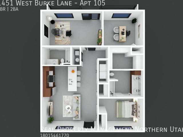 1 BR, 2 BA Apartment 1451 West Burke Lane, Farmington, UT 84025
