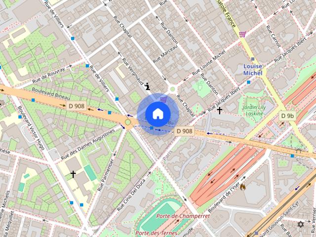 1 chambre à Levallois Perret