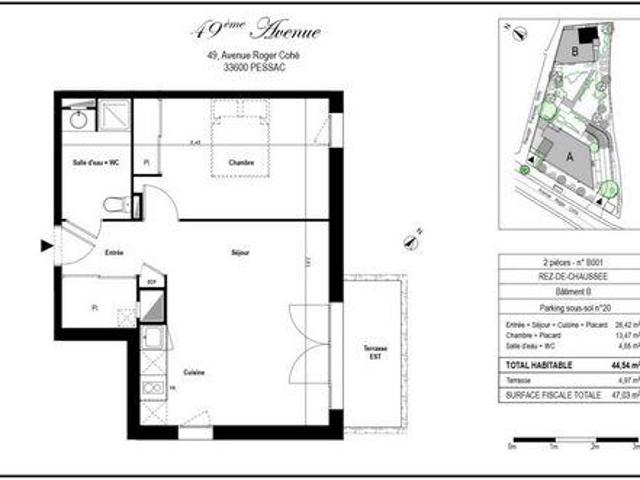 1 chambres, Pessac Aquitaine 33600 104867904