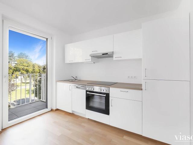 1 Garagenplatz inkludiert I 2 Zimmer I 2 Balkone I Neubauwohnung I Komplettküche