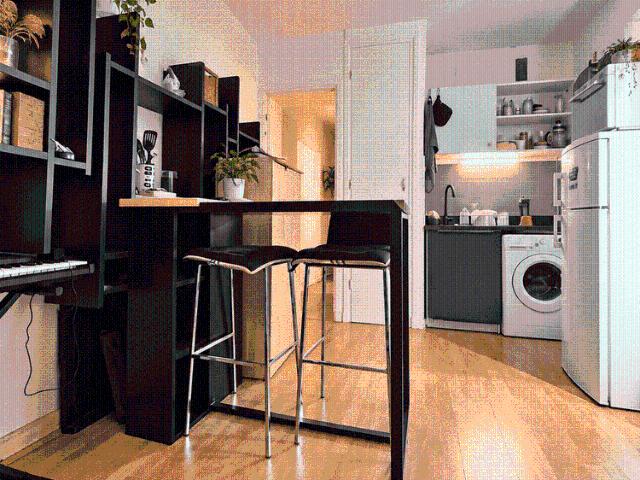 1 pièce Meublé 33,68 m² RDC Colocation non autorisée