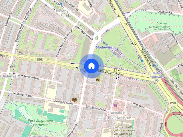 1 pok. | 31 m² | Bielany Żeromskiego | Metro Słodowiec | Garaż | WiFi