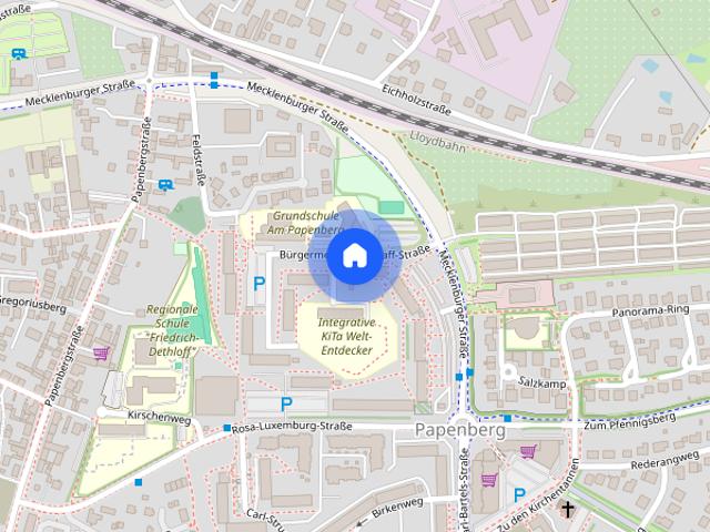 1 Raum Single Wohnung mit Balkon im 1.OG ab August 2026
