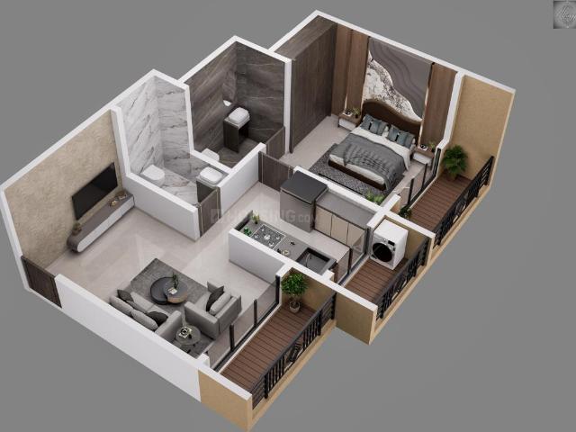 1 RK Apartment in Virar West for resale Virar. The reference number is 19785289